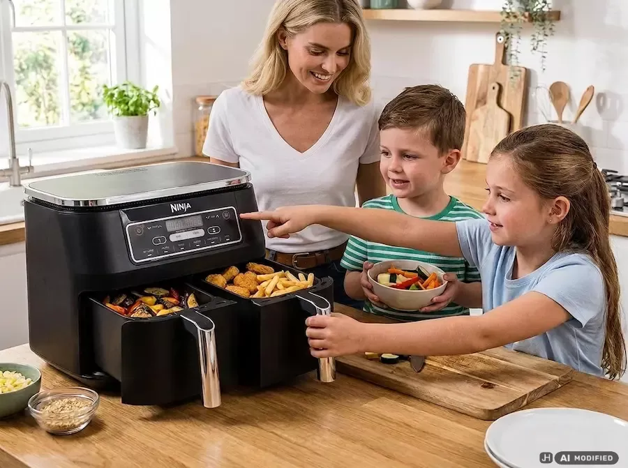 Ninja AF300EU Foodi Doppel-Hei&szlig;luftfritteuse